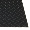 Cactus Mat 1054R-C375 Cushion Diamond-Dekplate 3' x 75' Black Anti-Fatigue Mat Roll - 9/16in Thick 8441054R3BK